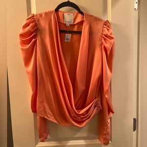 C/MEO COLLECTIVE Orange Blouse